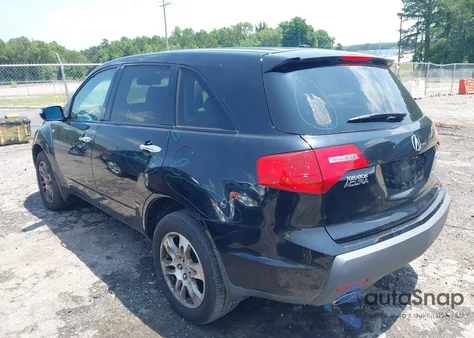 2009 Acura Mdx Technology Package from USA, damaged, VIN 2HNYD28669H527152